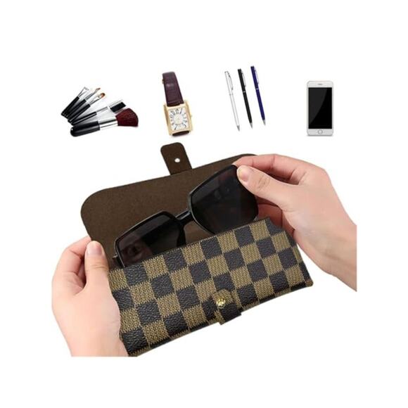 Fashion and Trendy Black and Brown Glasses Storage Bag Fashion Sunglasses Case main image 6